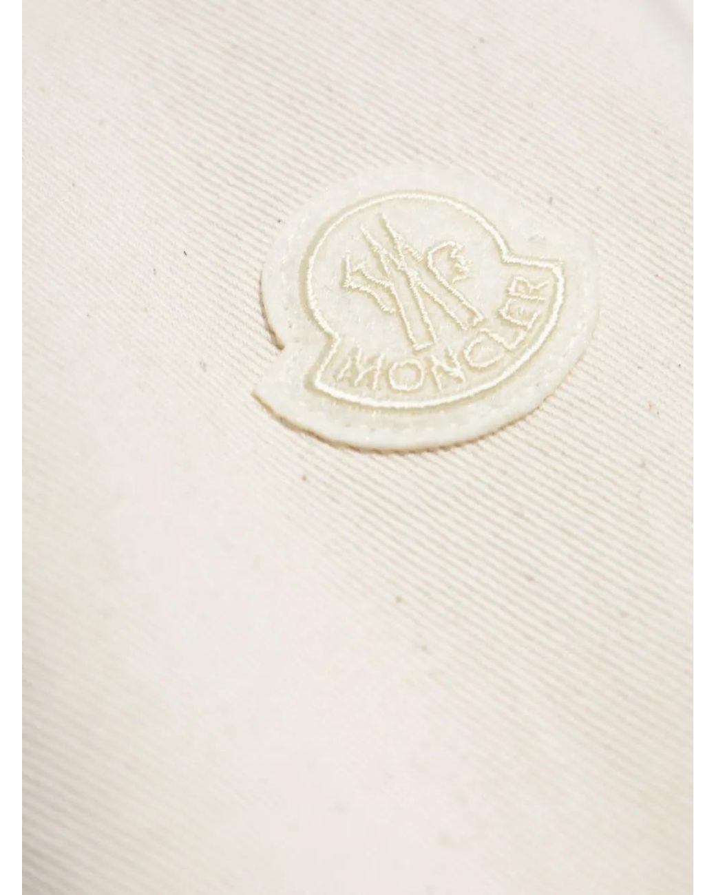 Moncler White Long Sleeve Shirt for men