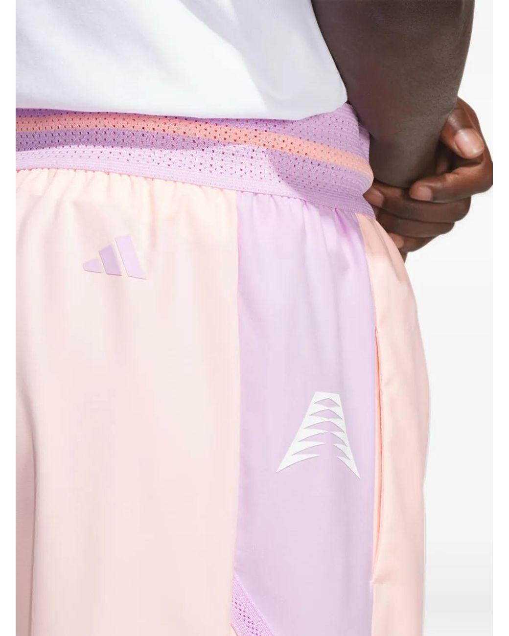 Adidas White Anthony Edwards Crazy Lite Shorts for men