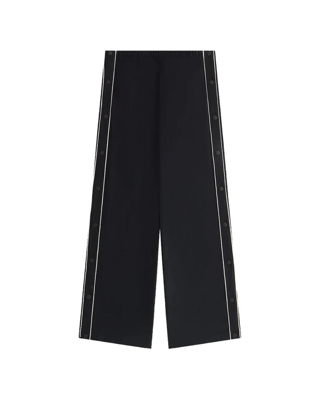 Kith Black Stripe-Detail Trousers