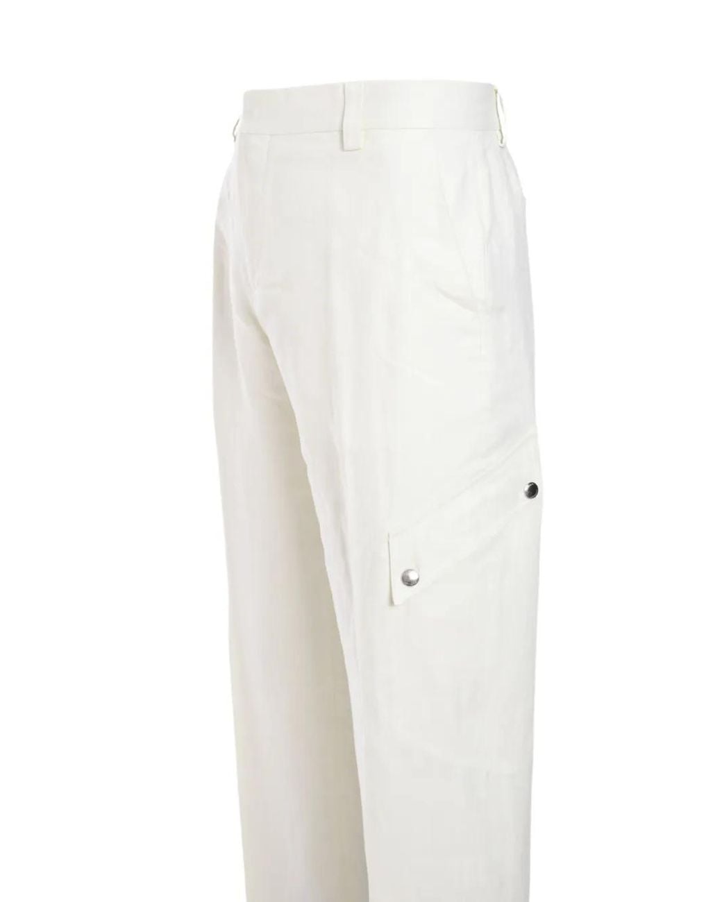 Off-White c/o Virgil Abloh White Slim-Cut Cargo Trousers for men