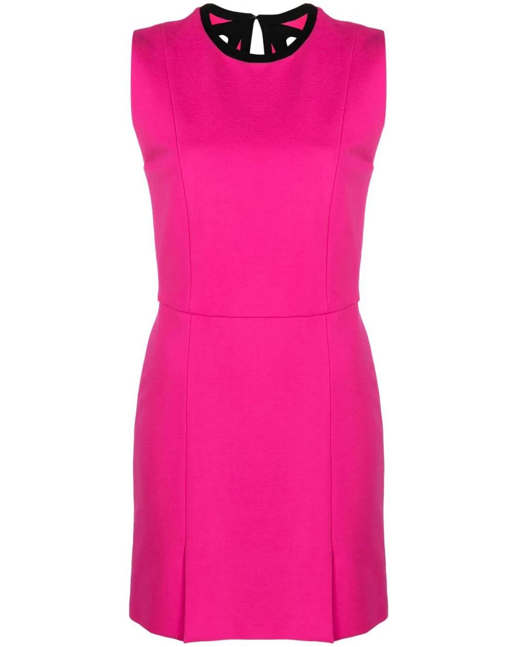 Robe Courte À Détail De Nœud MSGM en coloris Pink