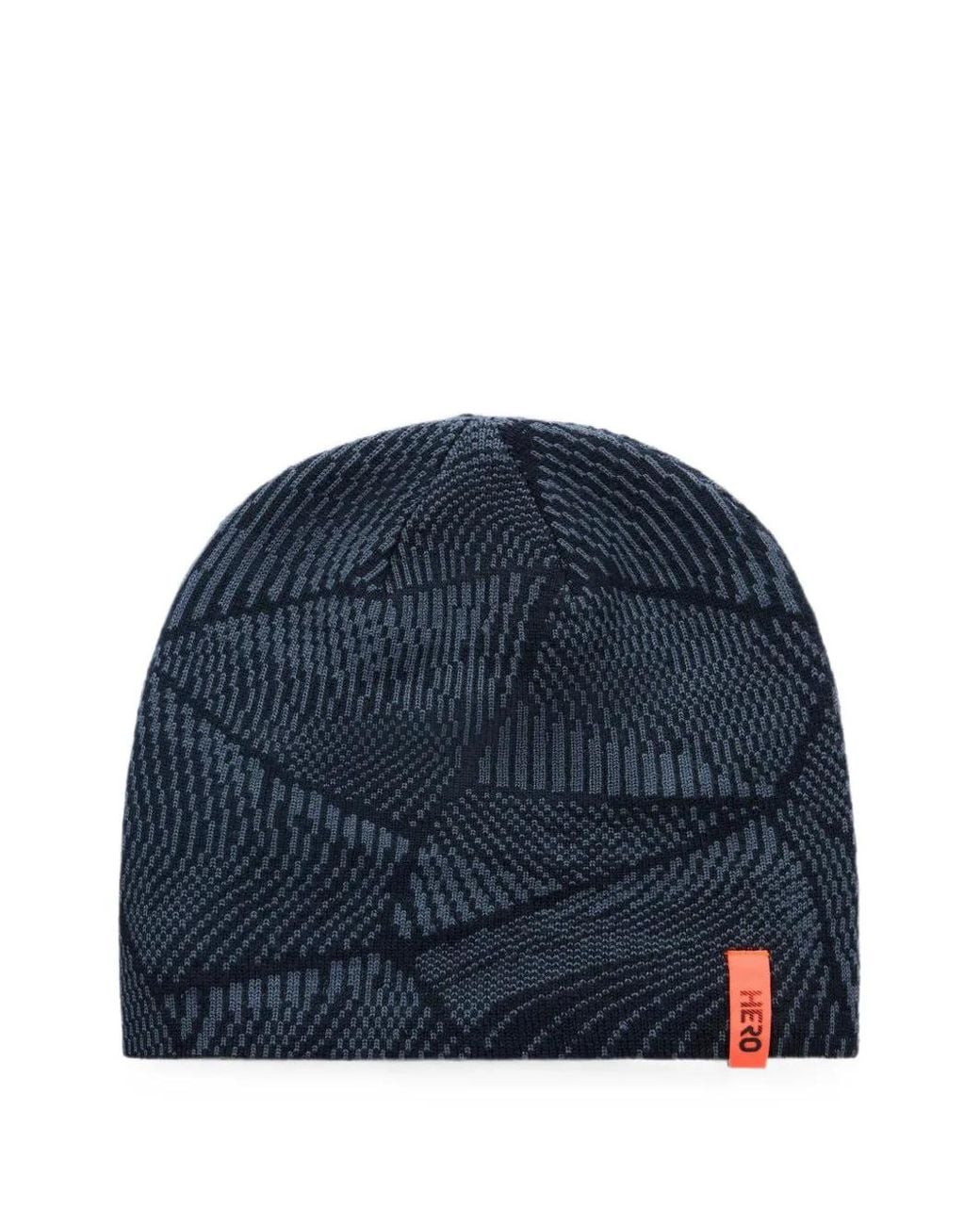 Rossignol Blue Hero Intarsia-Knit Beanie Hat