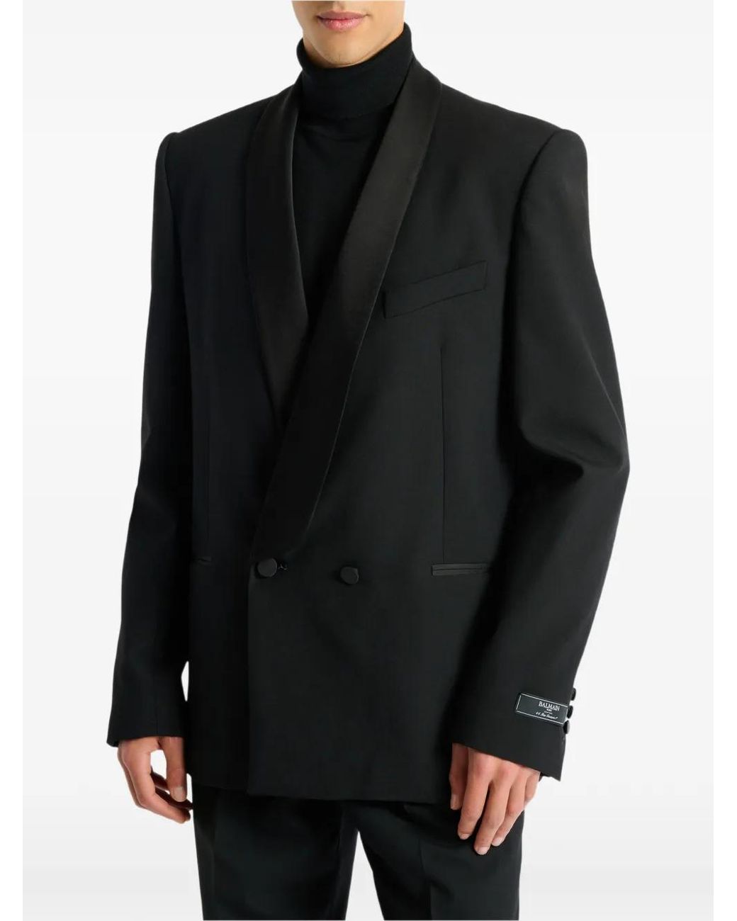 Balmain Black 2-Button Jacket for men
