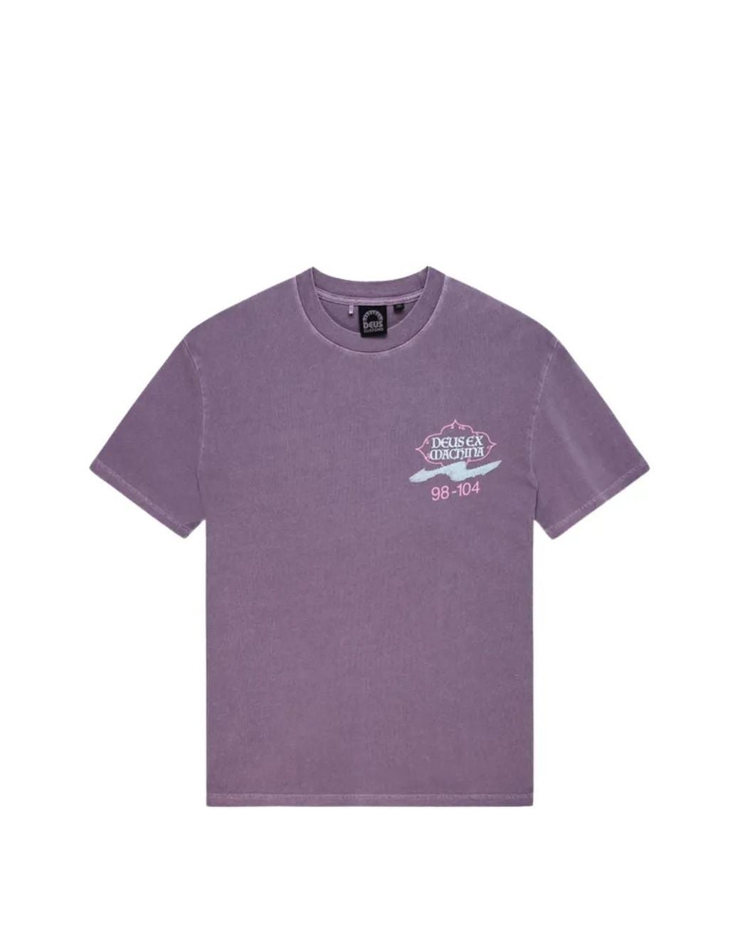Deus Ex Machina Purple Easy Peacey Graphic-Print T-Shirt for men