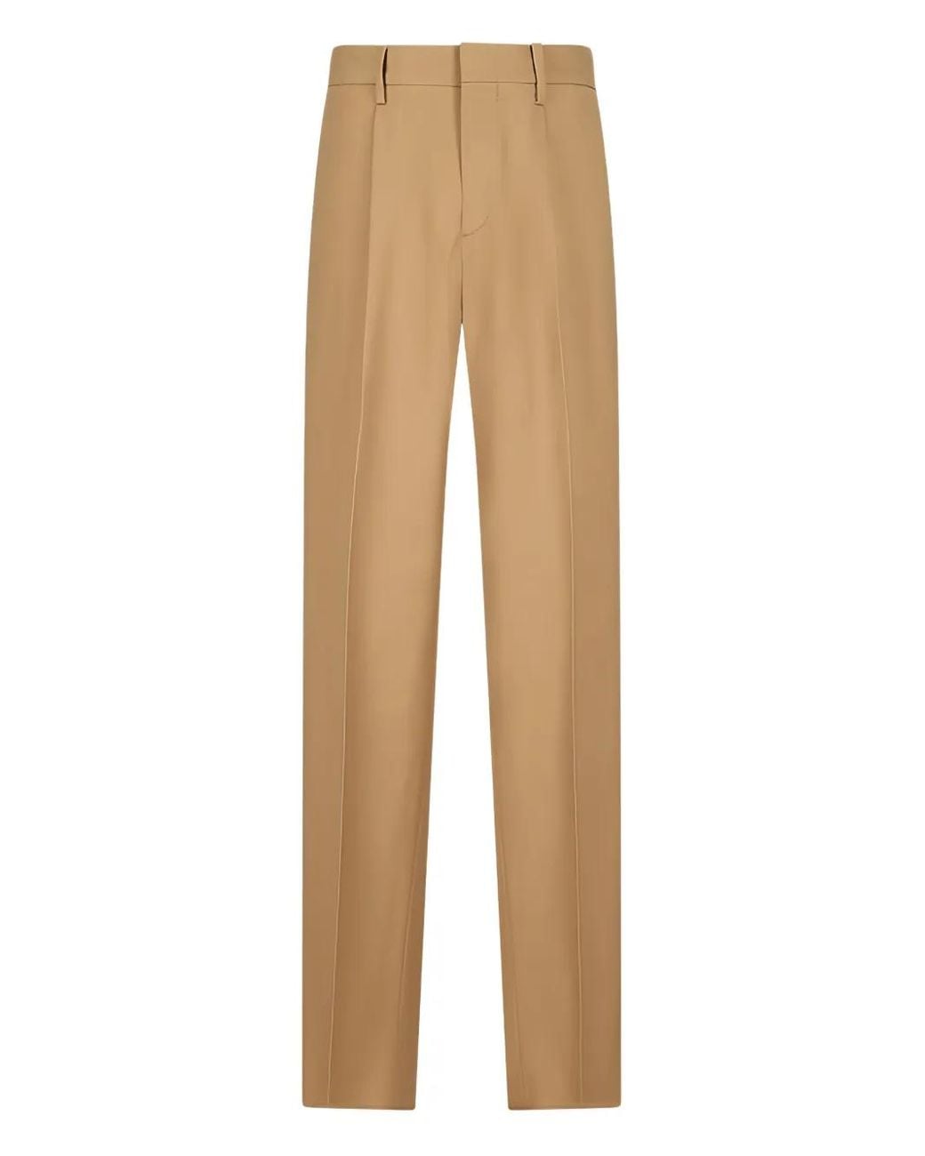 Lardini Natural Pleated Trousers for men
