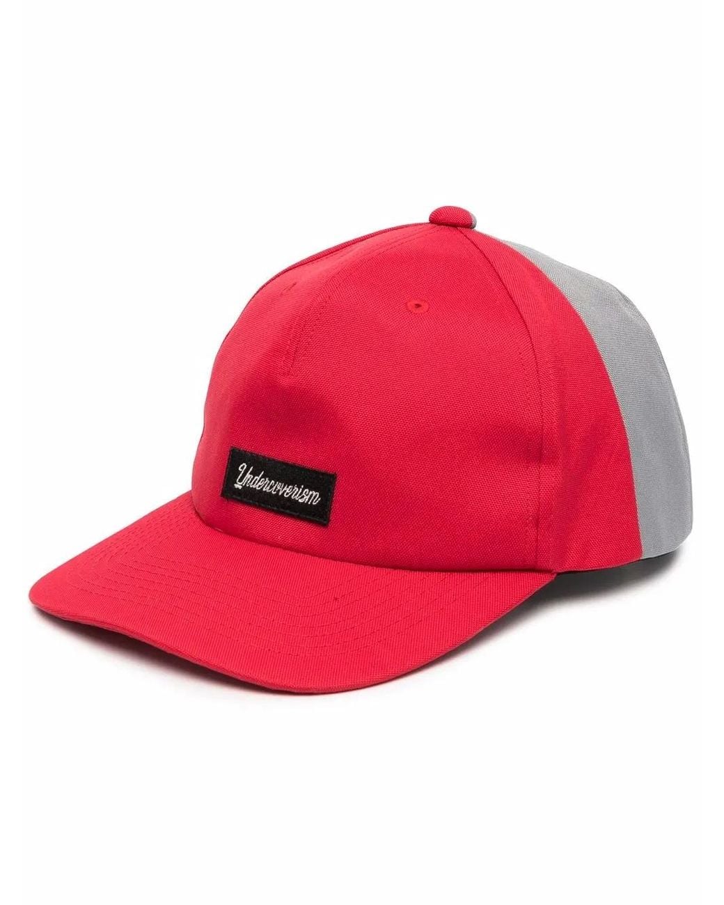 Undercover Pink Logo Patch Snapback Cap for men