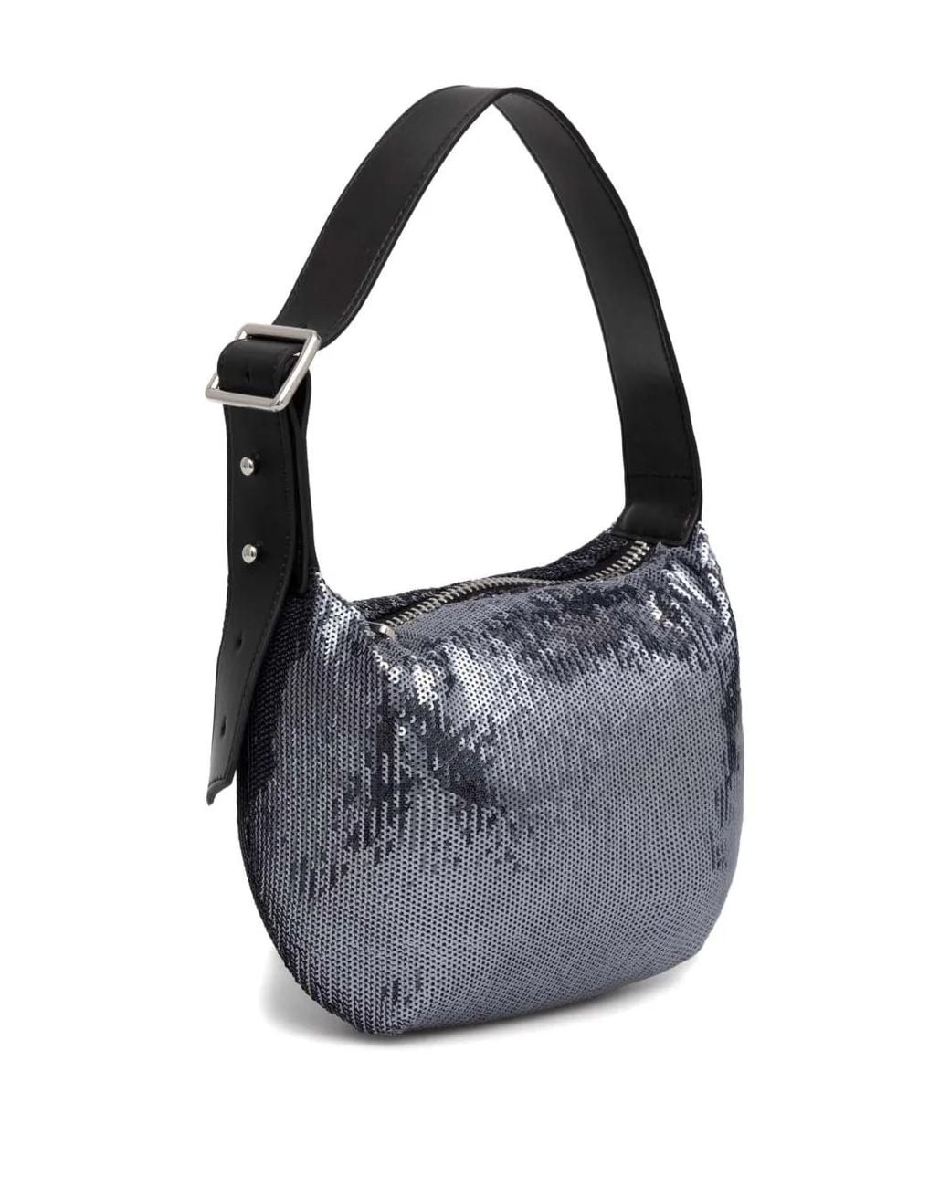 Samsøe & Samsøe Blue Sequin-Embellished Tote Bag