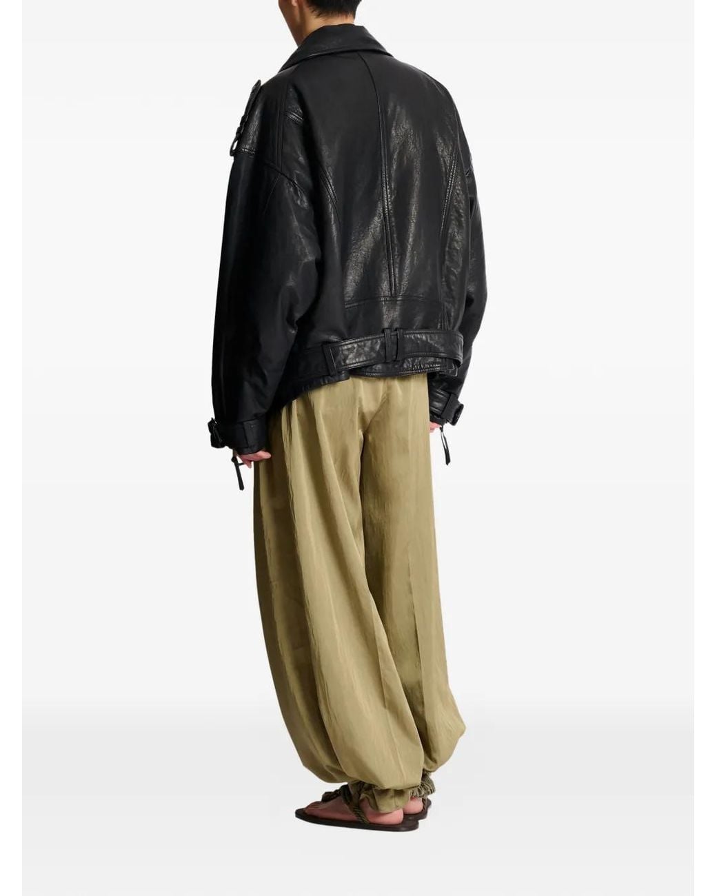 Giacca Biker di Balmain in Black da Uomo