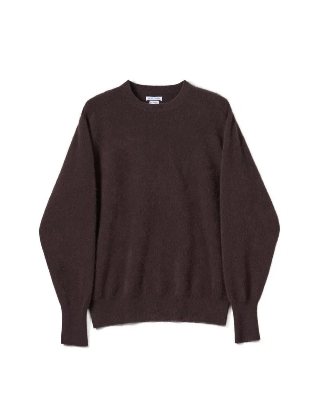 Kaptain Sunshine Brown Crew-Neck Cashmere Sweater for men