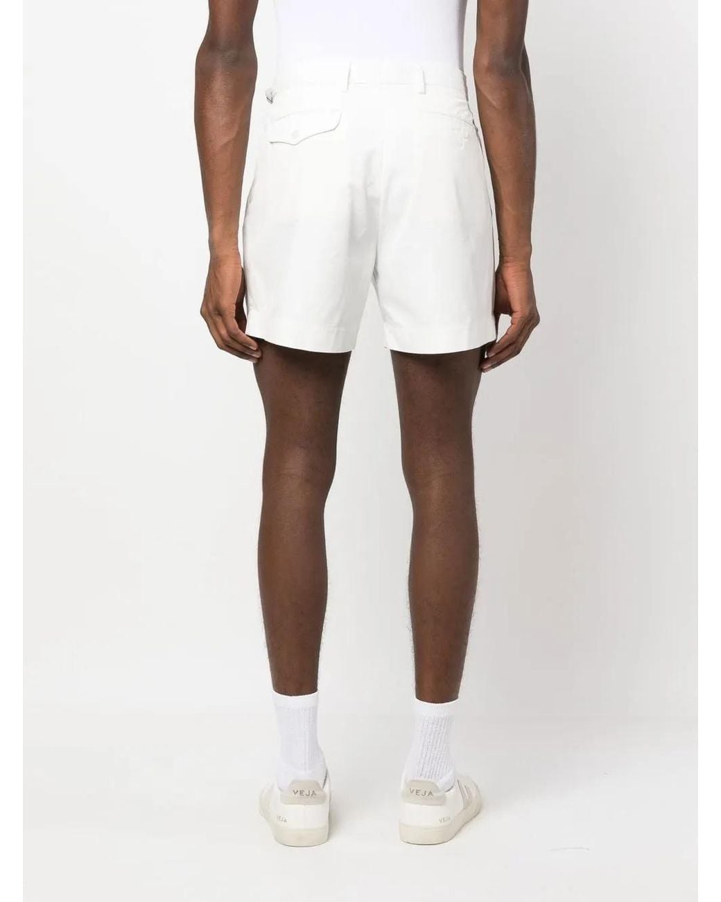 Polo Ralph Lauren White Above-Knee Tennis Shorts for men
