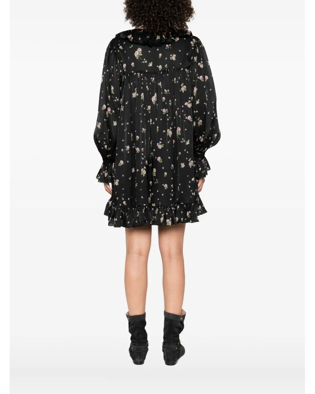 Chloé Black Silk Short Dress