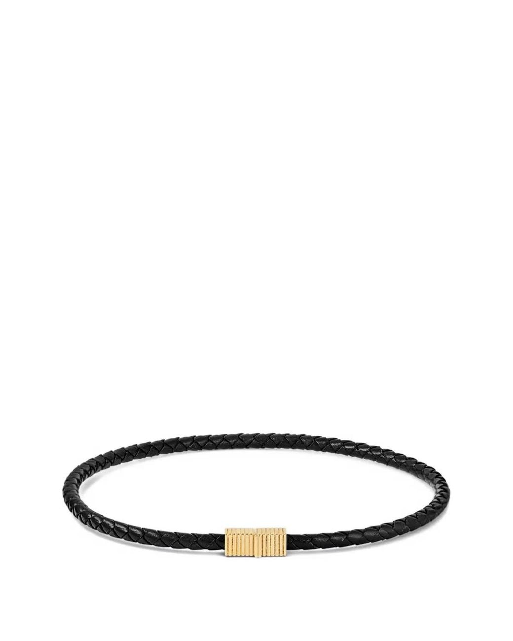 Ivi White Braided Joia Leather Necklace