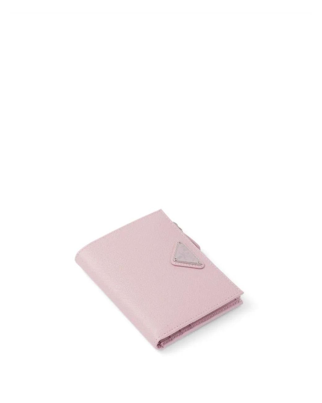Prada Pink Small Saffiano Leather Wallet