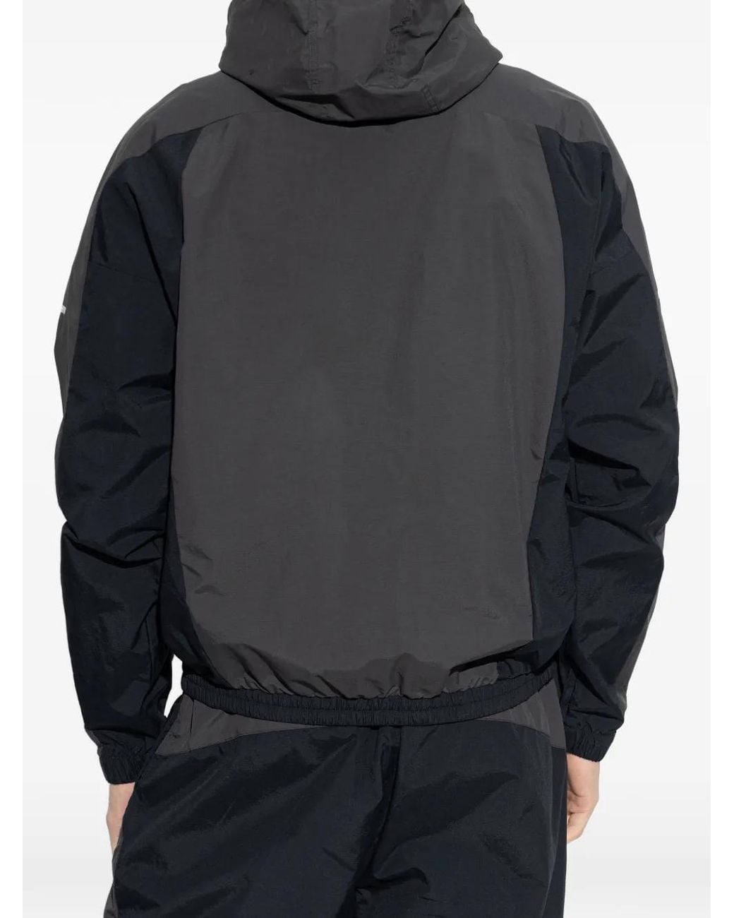 Umbro Black Logo-Embroidered Hooded Jacket for men