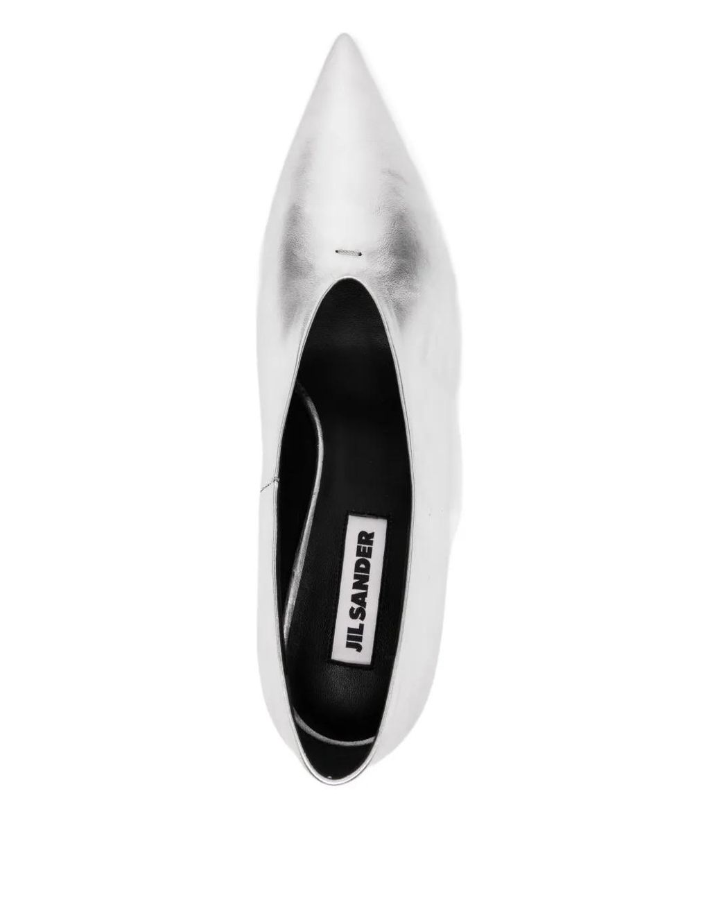 Jil Sander Metallic 40Mm Leather Pumps