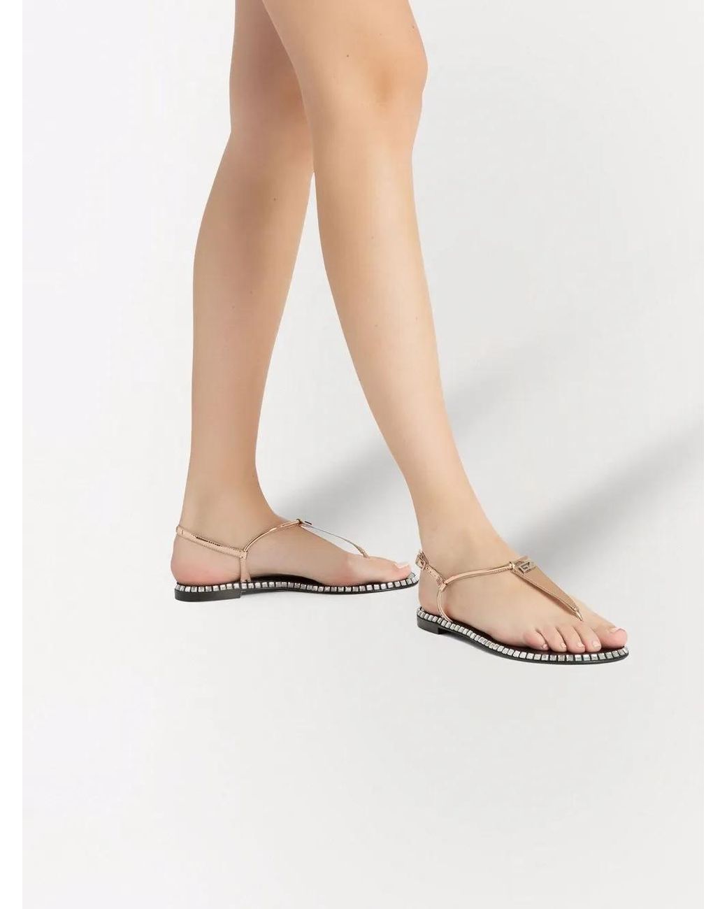 Giuseppe Zanotti Pink Bellatriks Studded Sandals