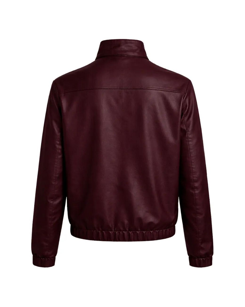 Franzese Collection Red Reversible Leather Jacket for men