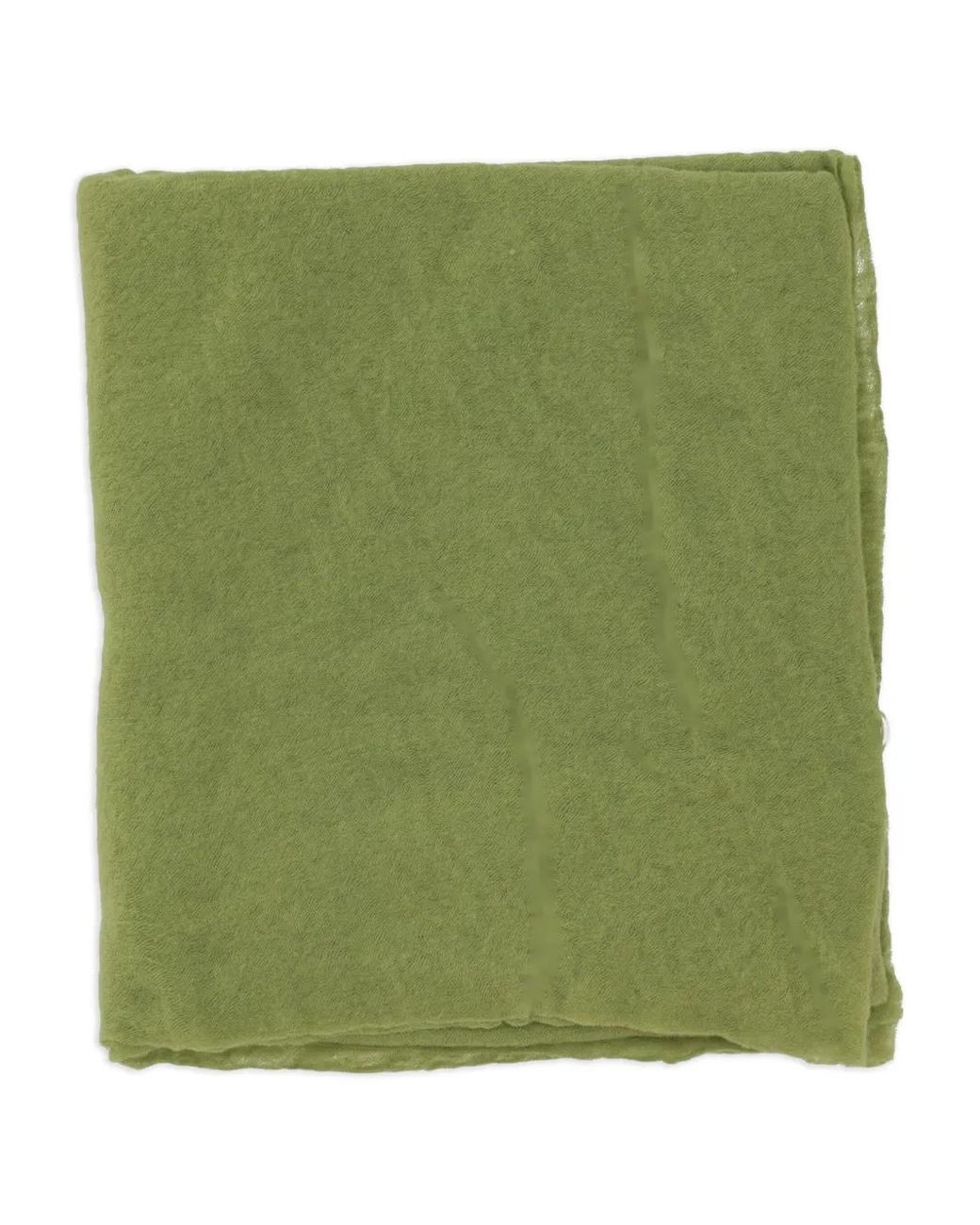 Botto Giuseppe Green Cashmere Scarf