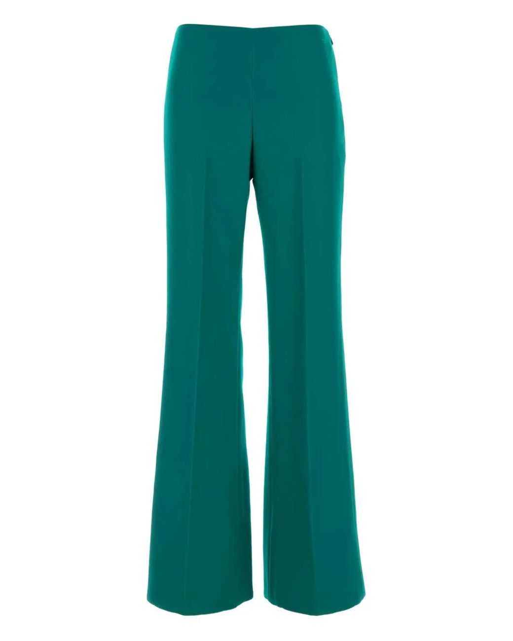 Fendi Green Grain De Poudre Trousers