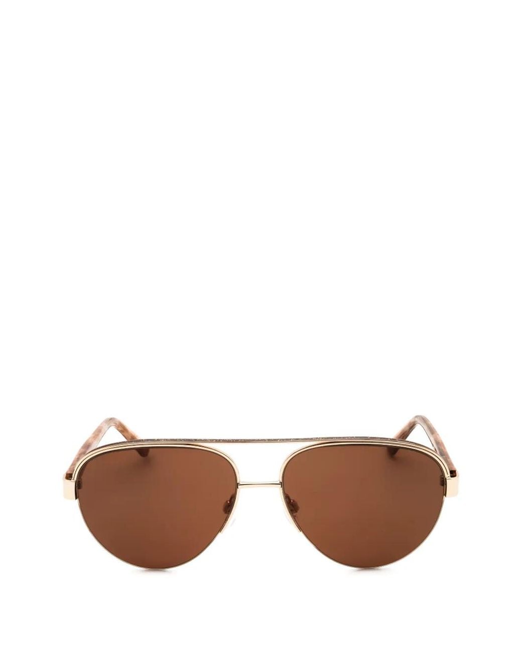 Bebe Brown Pilot-Frame Sunglasses