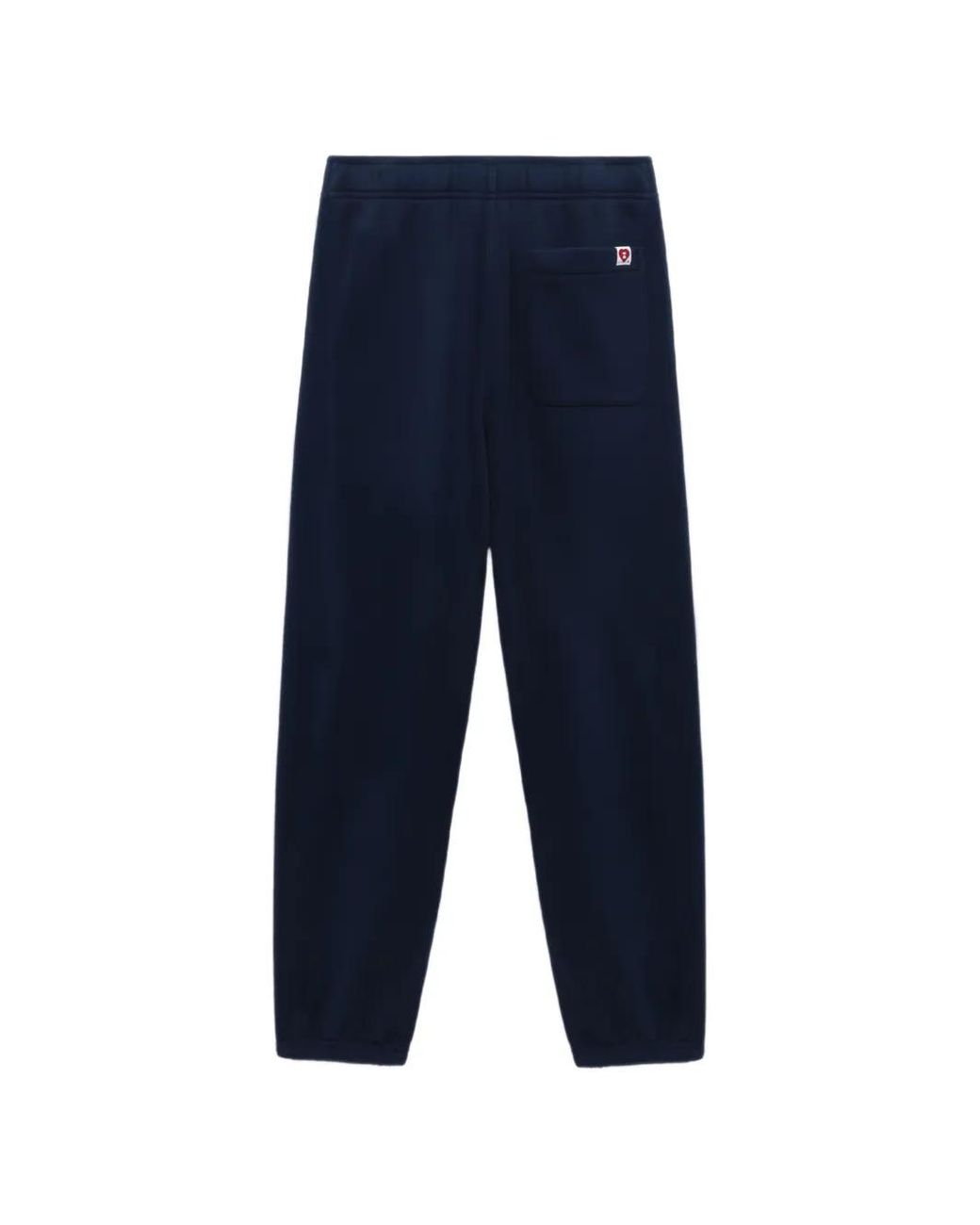 A Bathing Ape White Pantalon À Broderies