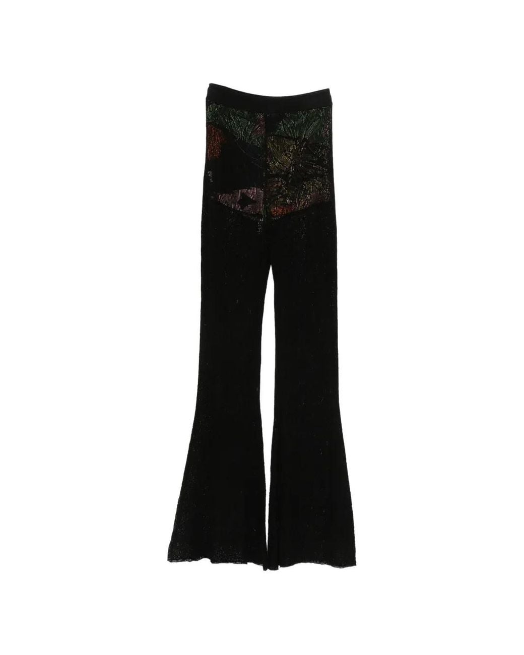 Etro Black Floral Trousers