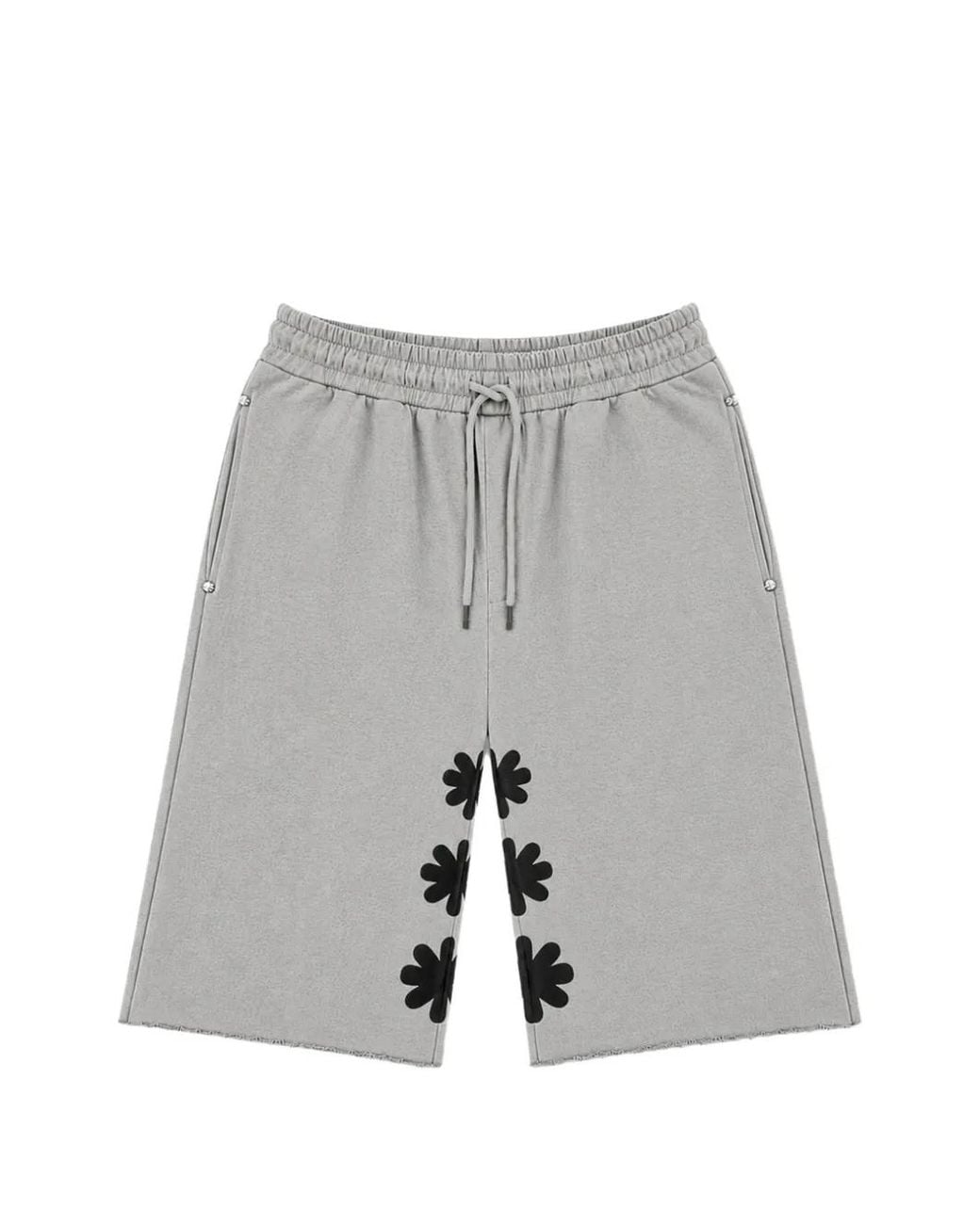 LOSTSHDWS Gray Og Sun Logo-Print Shorts for men