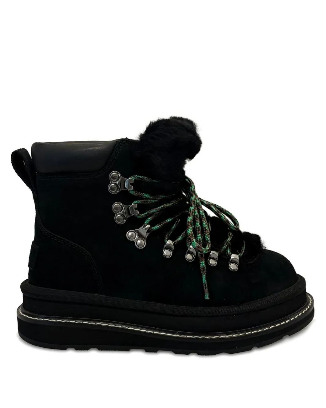 Ugg Black X Sacai Capsule 'Hiker' Ankle Boots