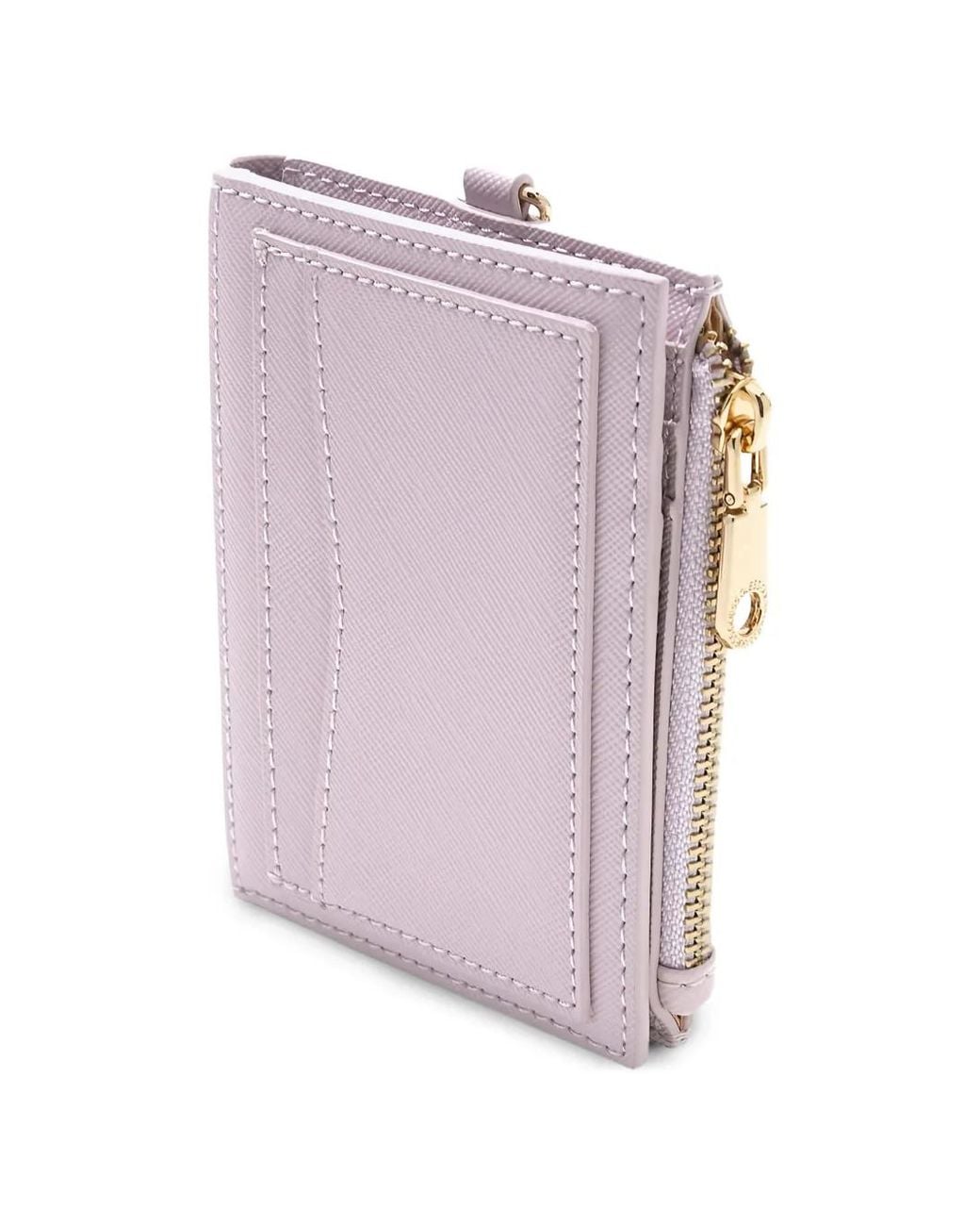 Guess Pink Zip-Around Card Holder