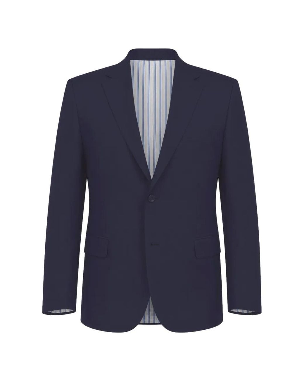 Brioni Blue Notched-Lapel Blazer for men