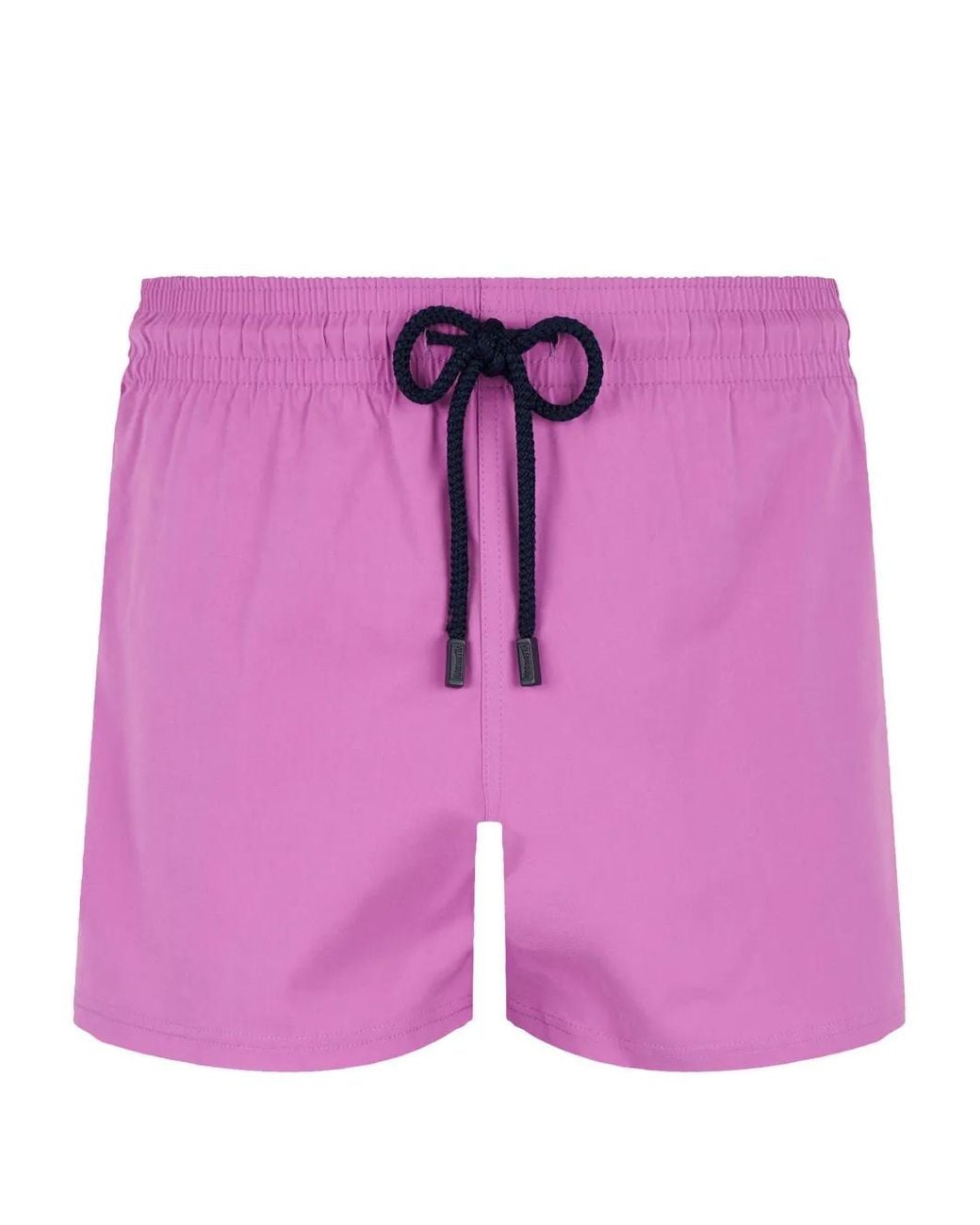 Vilebrequin Pink Logo-Patch Swim Trunks for men