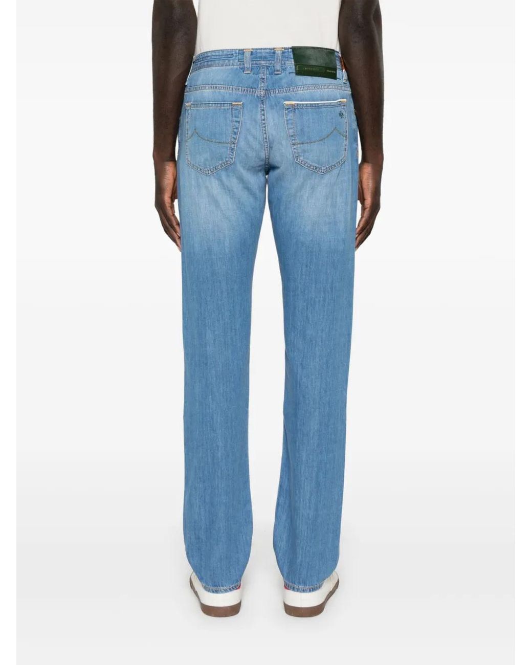 Jacob Cohen Slim Fit Denim Jeans in het Blue voor heren