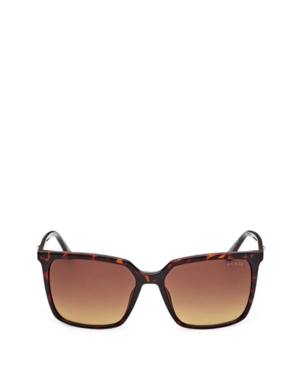 GUESS EYEWEAR Brown Lunettes De Soleil À Effet Écailles De Tortue