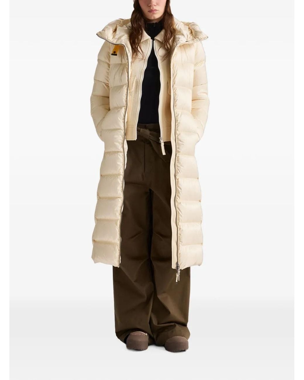 Parajumpers Natural Calane Logo-Patch Ribbed-Knit Headband