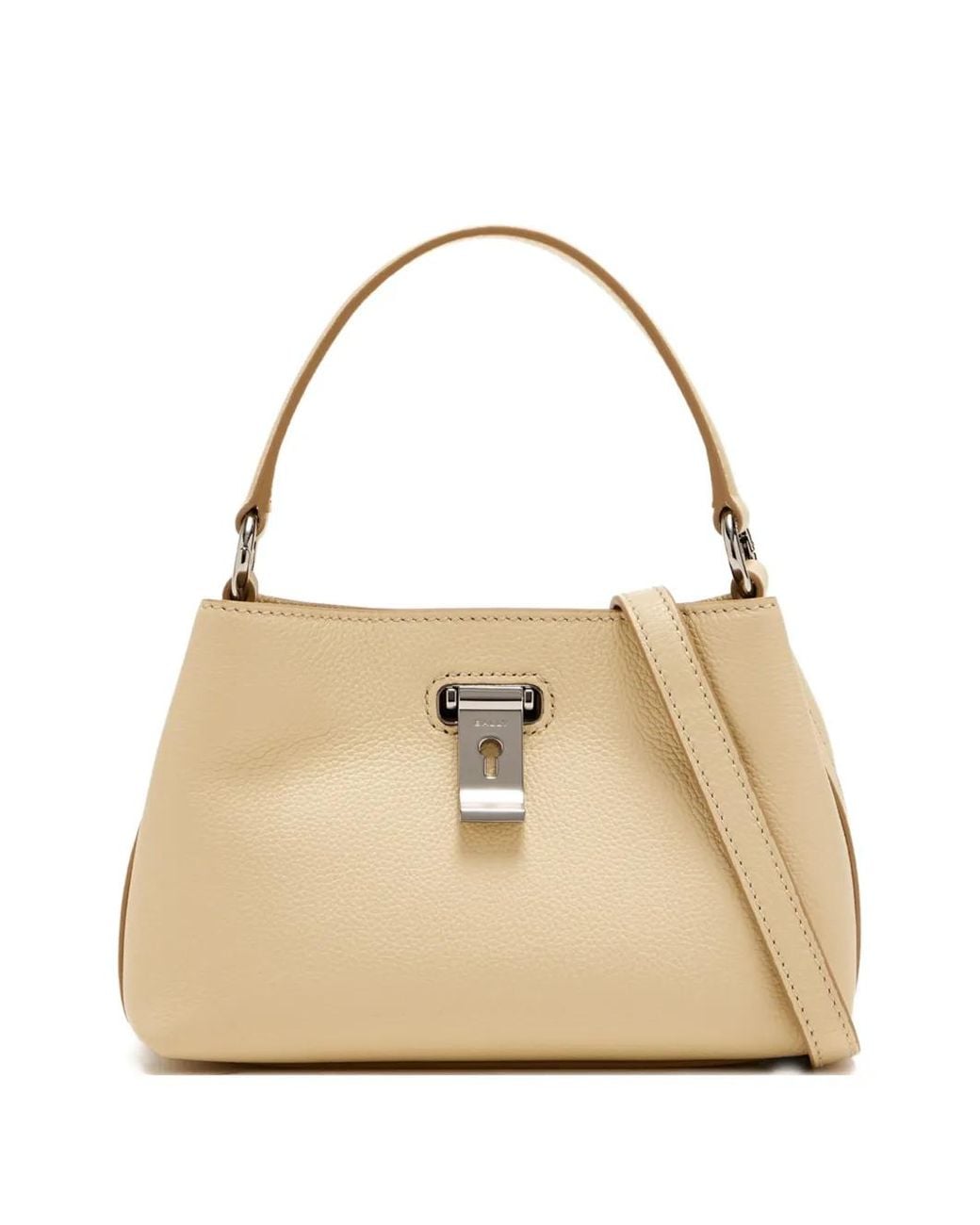 Bally Natural Lock Me Mini Bag