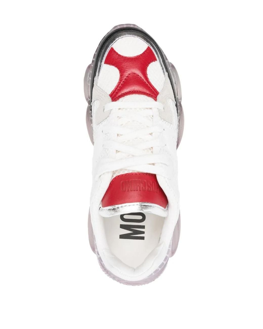 Moschino White Teddy Sneakers