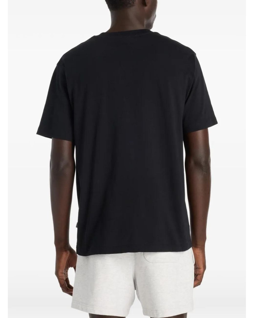 New Balance Black 574 Ad Graphic T-Shirt for men