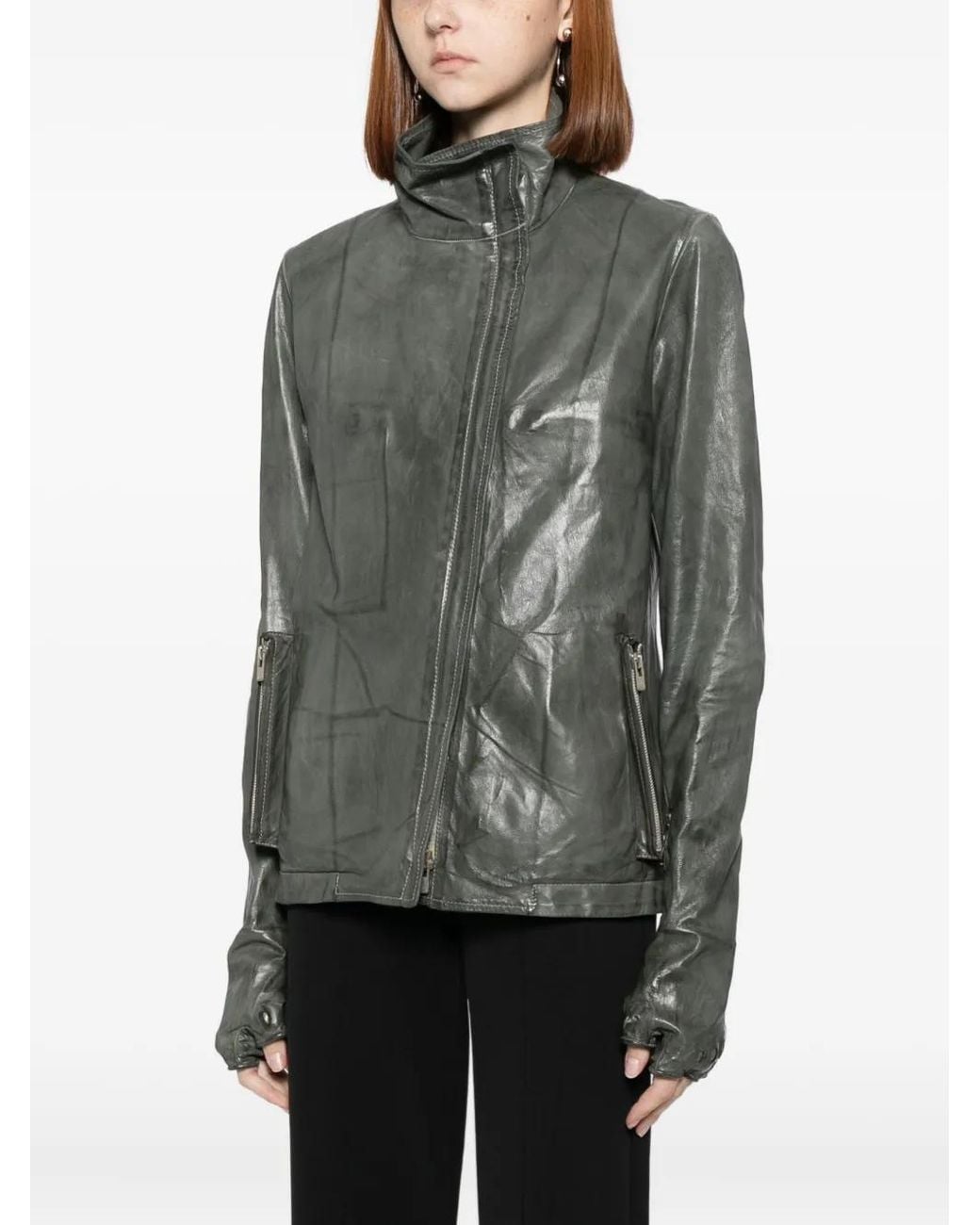 ジャケット・アウター Carol Christian Poell Prosthetic Jacket Carol Christian Poell Prosthetic Leather Jacket in Gray | Lyst
