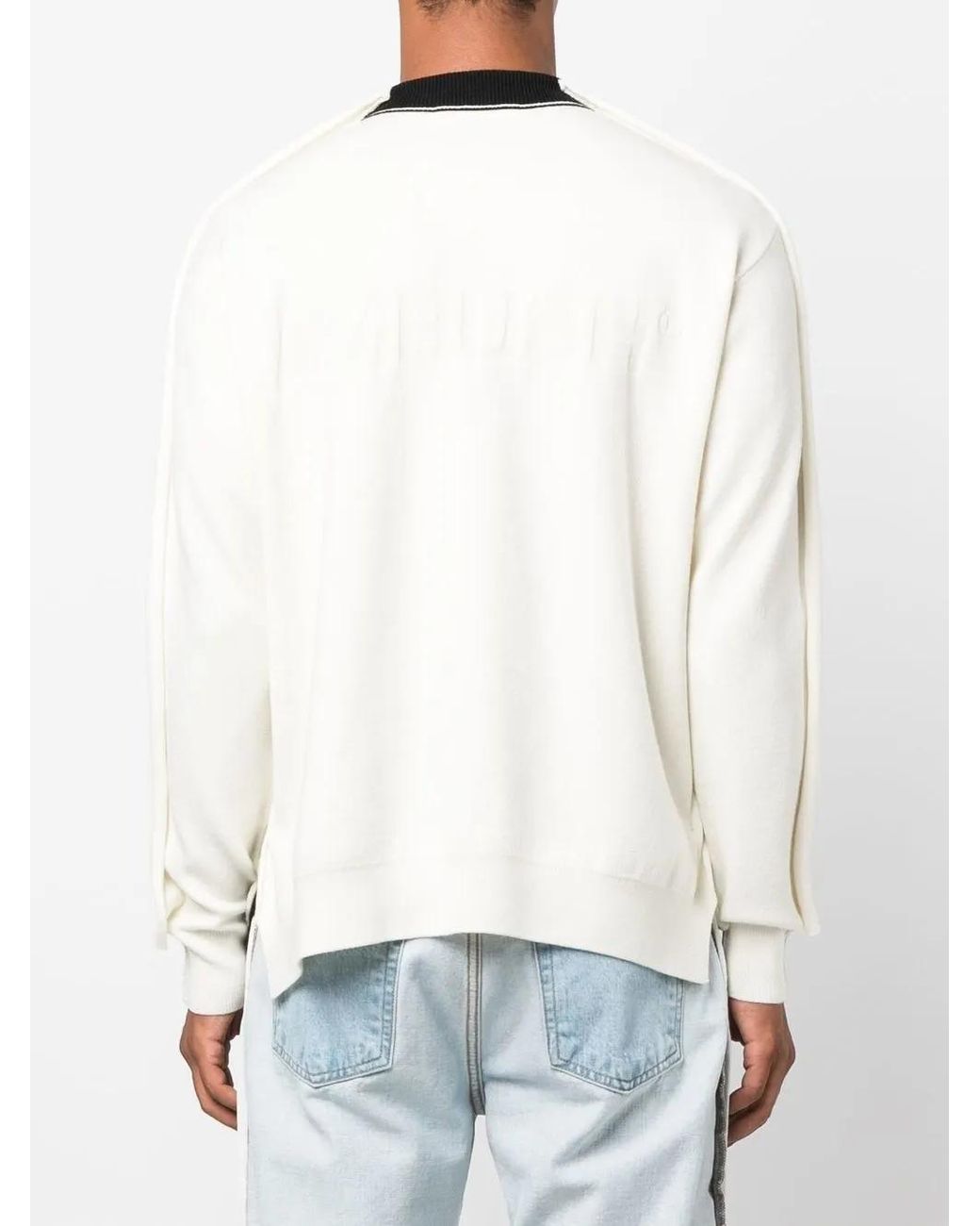 Ambush Black Knit Pullover for men