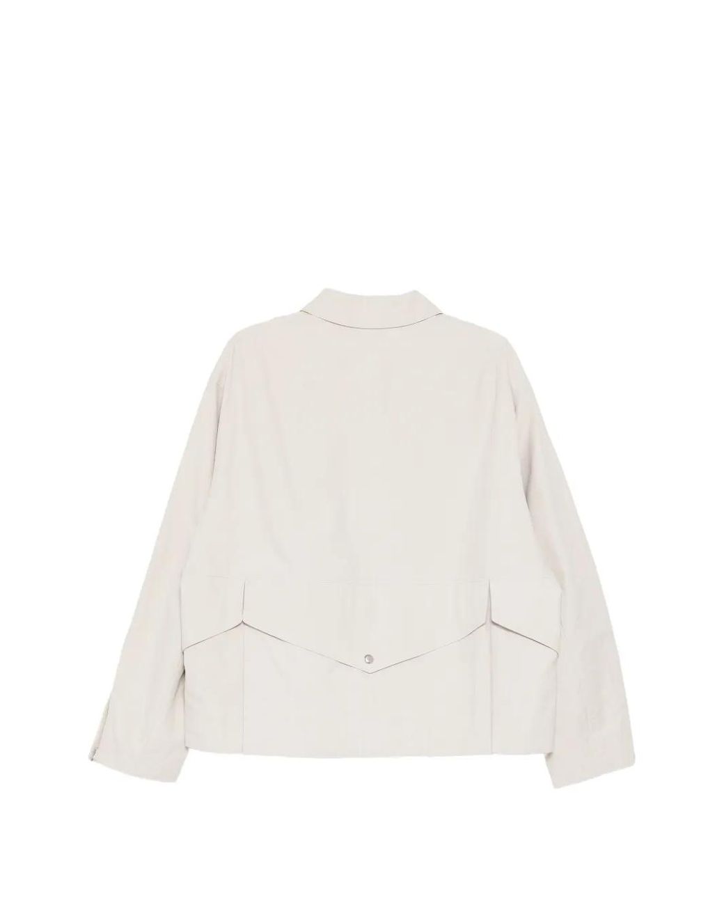 CROQUIS White Collared Jacket for men