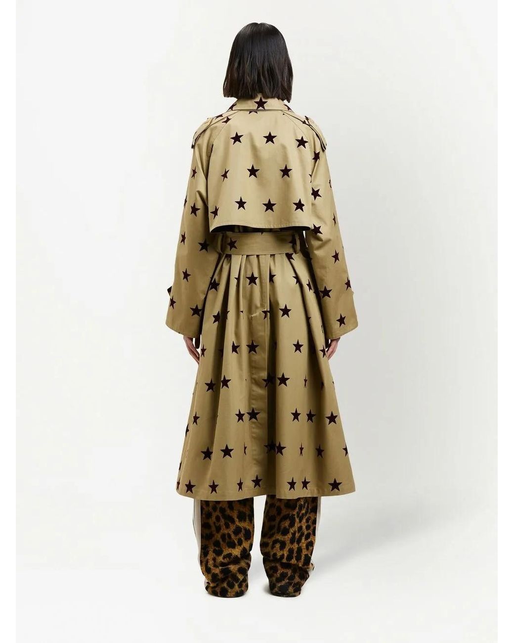 Palm Angels Trenchcoat in het Natural