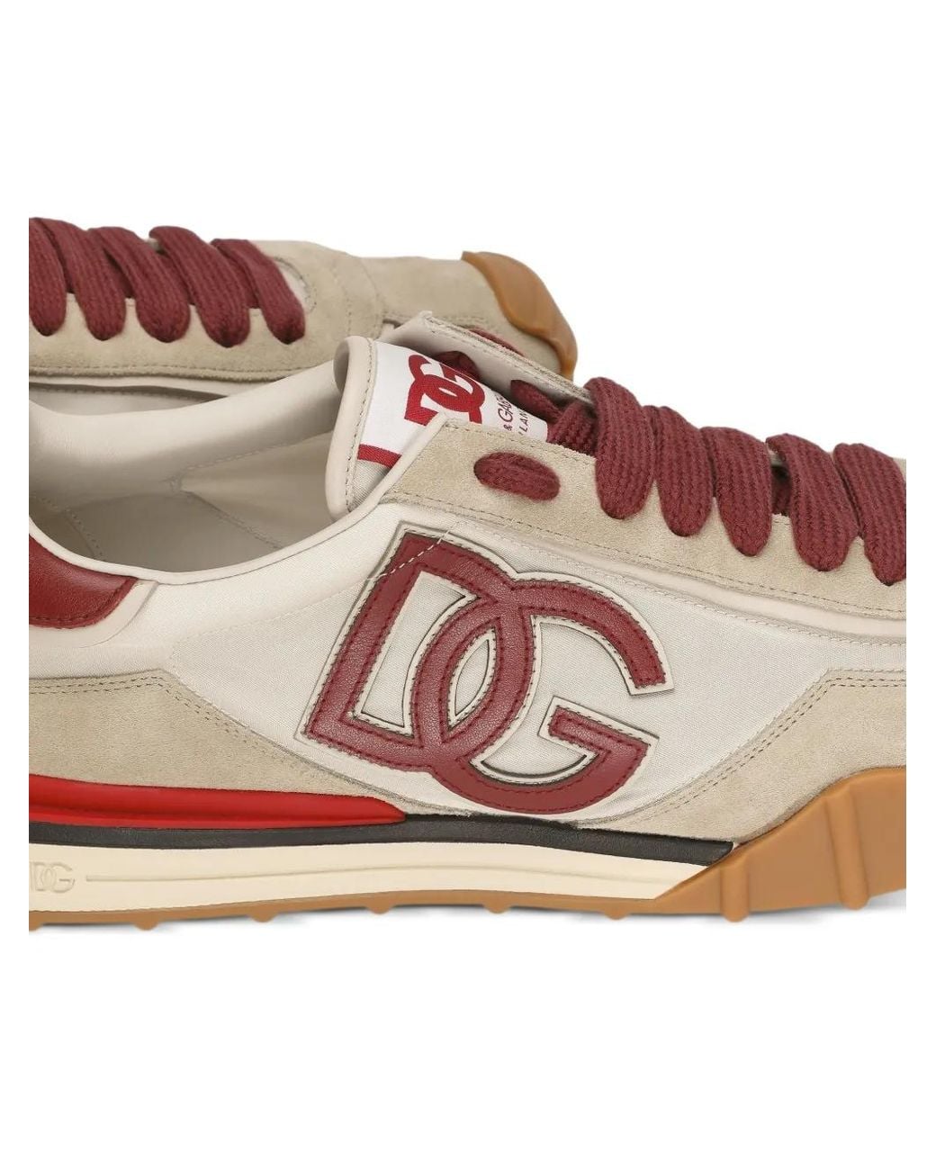 Dolce & Gabbana Pink Athletic Fabric Sneakers for men