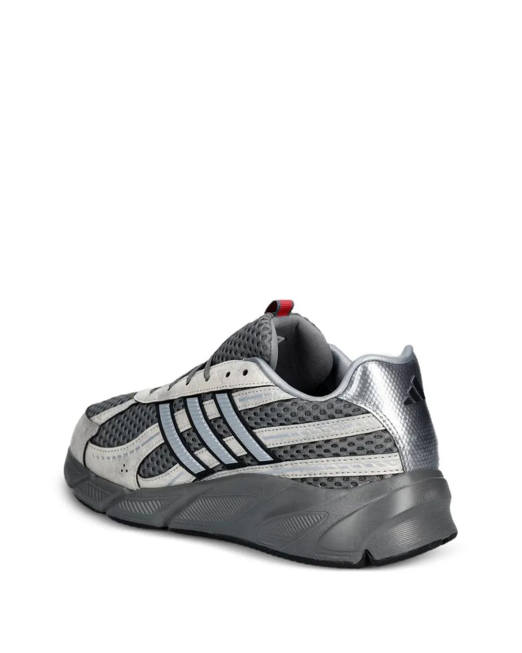 Adidas White Panelled Mesh Sneakers for men