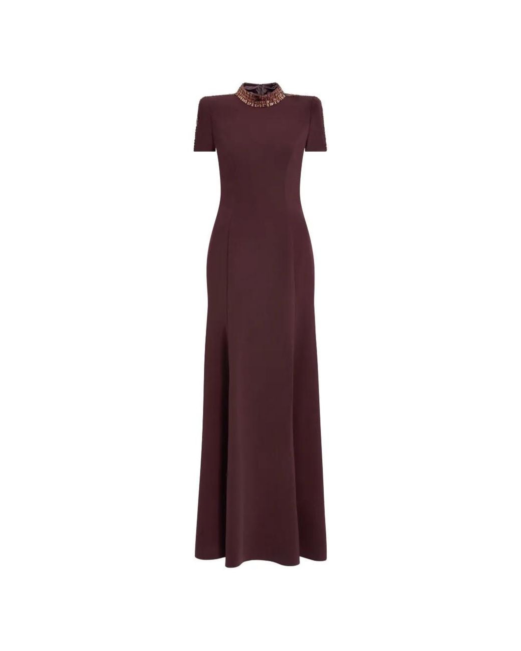 Jenny Packham Purple Mesa Dress