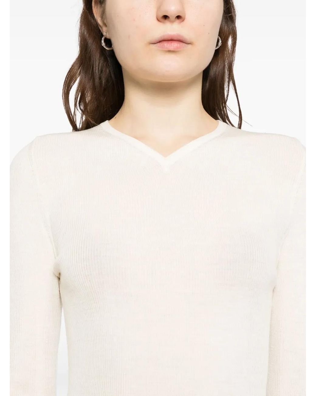 Khaite White Tania Top