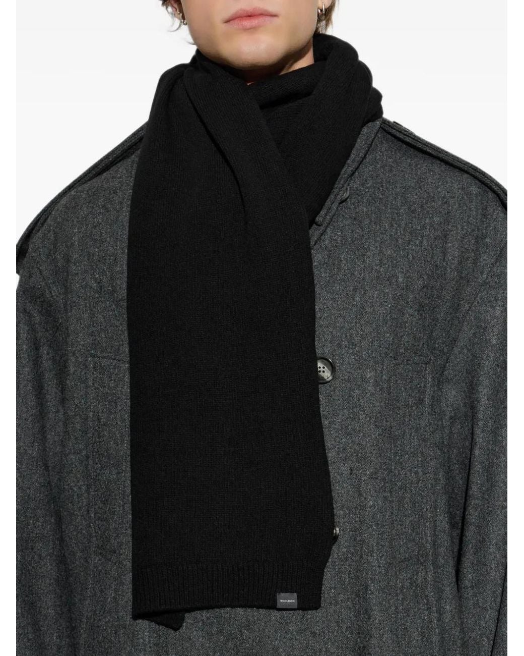 Sciarpa di Woolrich in Black da Uomo