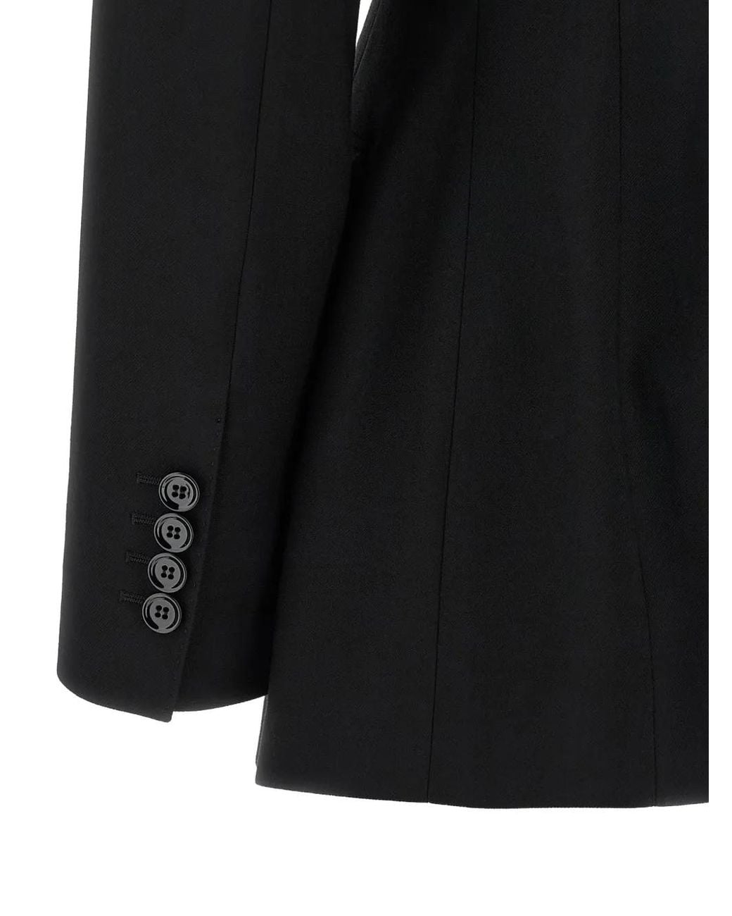 Dolce & Gabbana Black Single-Breasted Blazer
