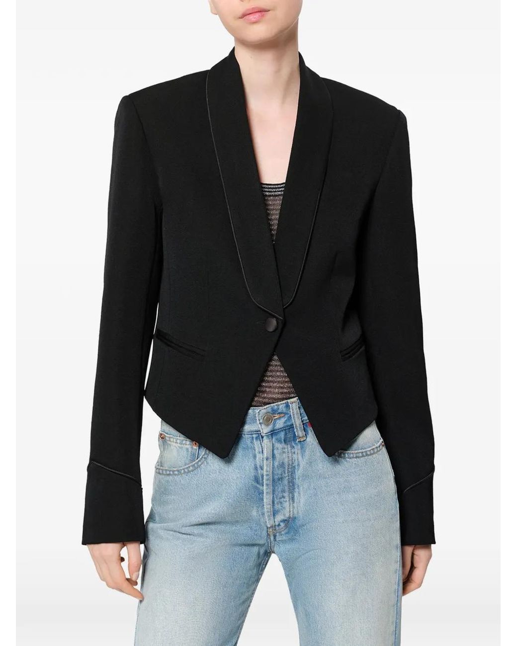 Isabel Marant Black Pialena Wool Jacket
