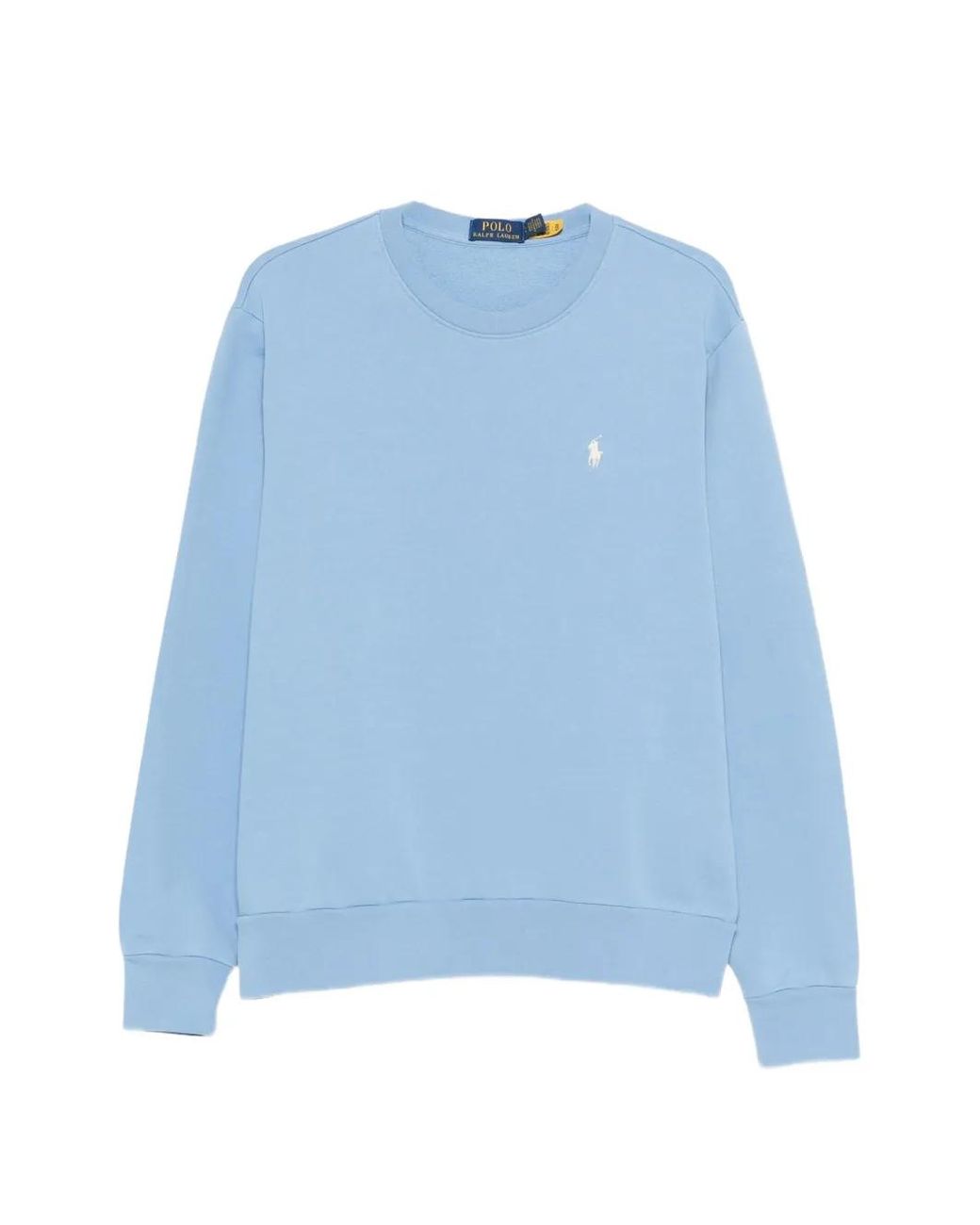 Polo Ralph Lauren Blue Logo-Embroidered Crew-Neck Sweater for men