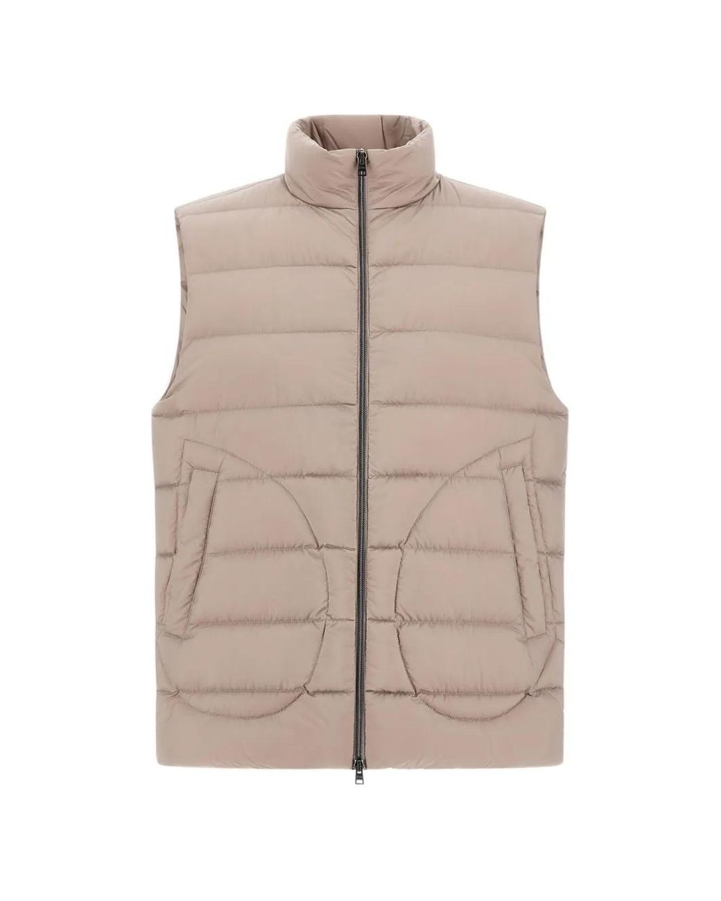 Herno Natural Lo Smanicato Quilted Gilet for men